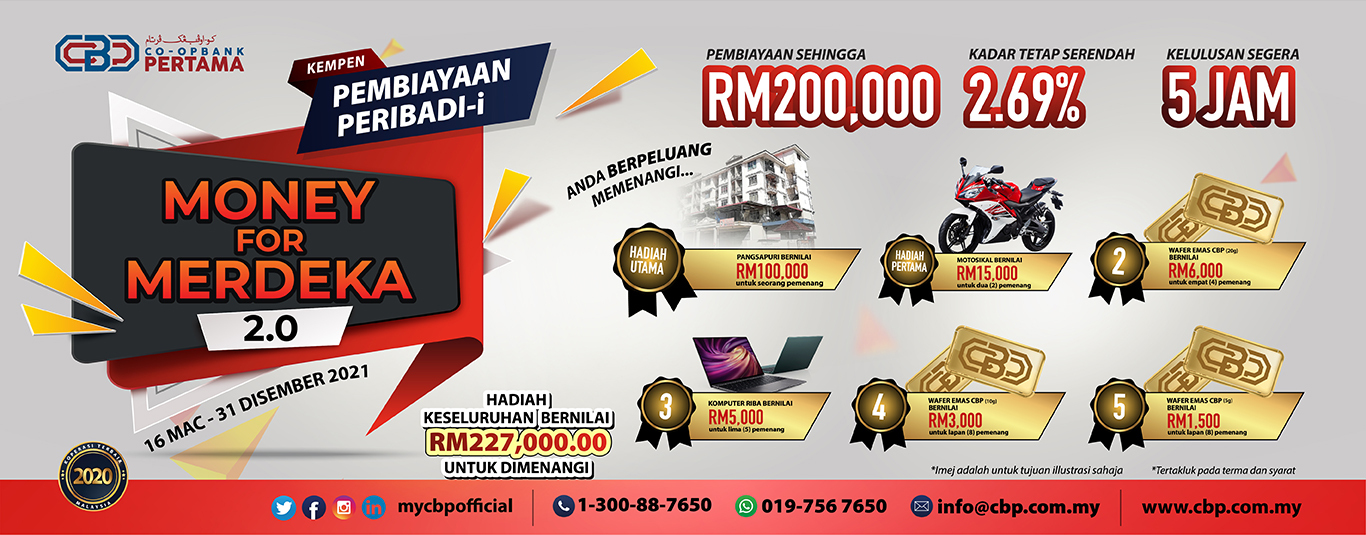 Main Banner Money for Merdeka - En